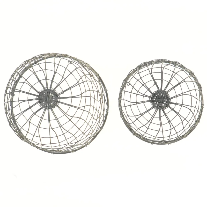 Metaltråds kurve sæt (str. Ø 19 og 16 cm)