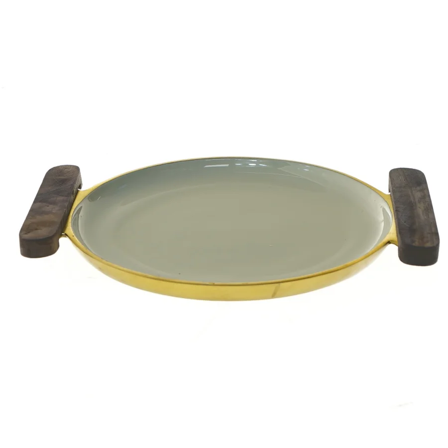 Rund bakke med håndtag fra Bloomingville (str. Ø 18 cm)