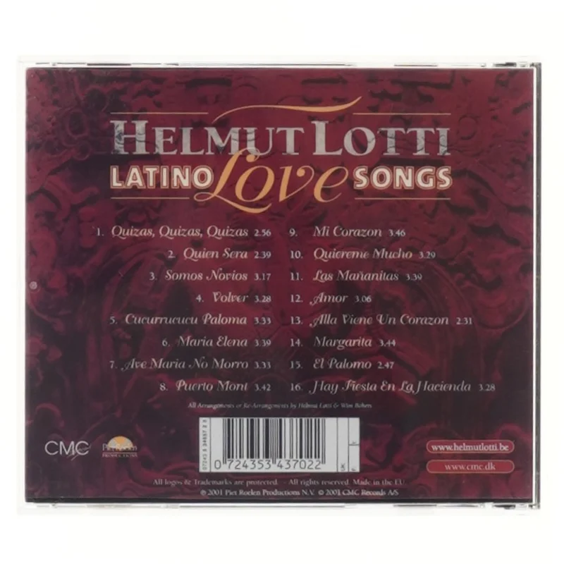 Helmut Lotti Latino Love Songs CD
