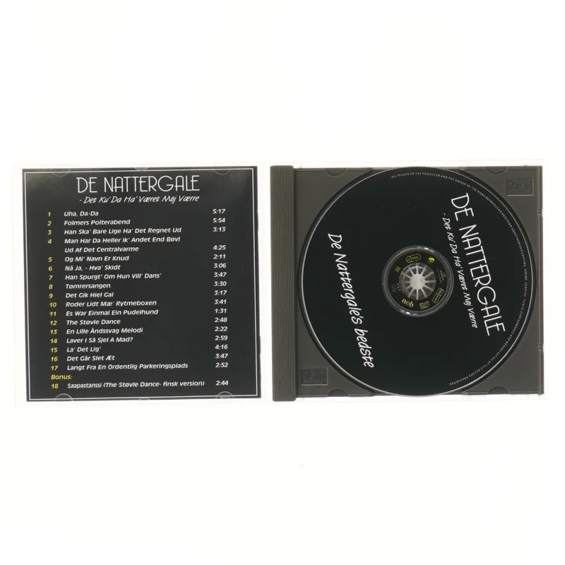 De Nattergale CD - Det Ku' Da Ha' Været Møj Værre