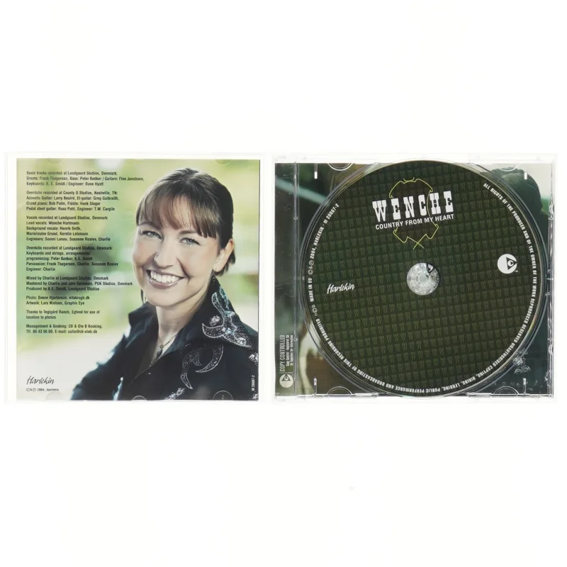 CD: Wenche - Country From My Heart fra Harlekin