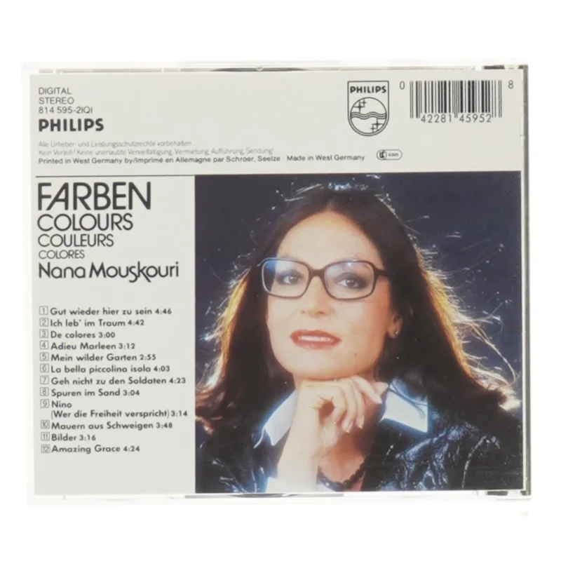 Farben Colours Nana Mouskouri CD fra Philips