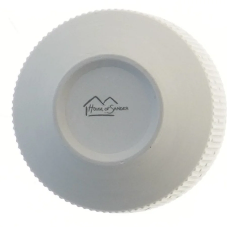 Grå vase fra House of Sander (str. Ø 9 cm længde 10 cm)