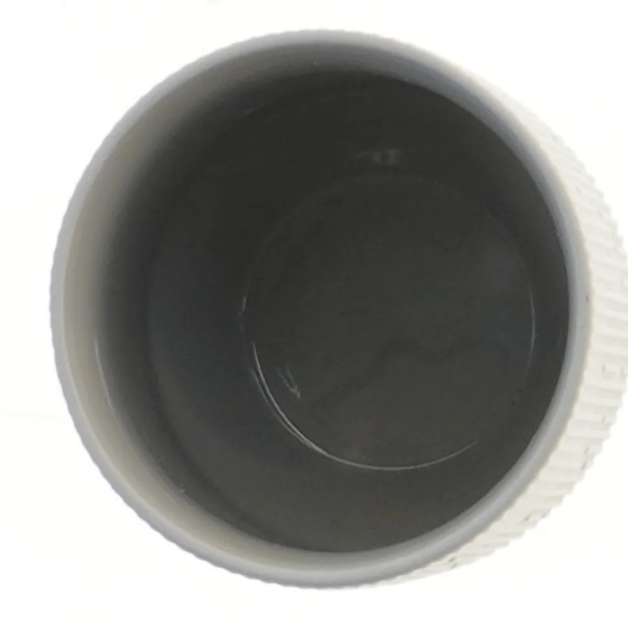 Grå vase fra House of Sander (str. Ø 9 cm længde 10 cm)