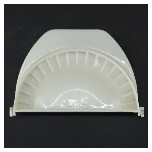 Hvid plastik empanada-form (str. 20 cm)