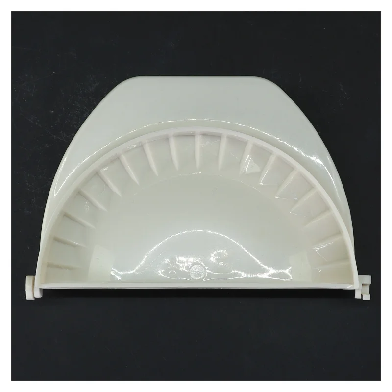 Hvid plastik empanada-form (str. 20 cm)