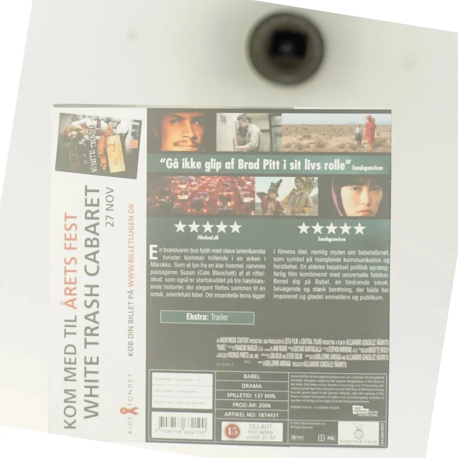 Babel DVD film fra Paramount