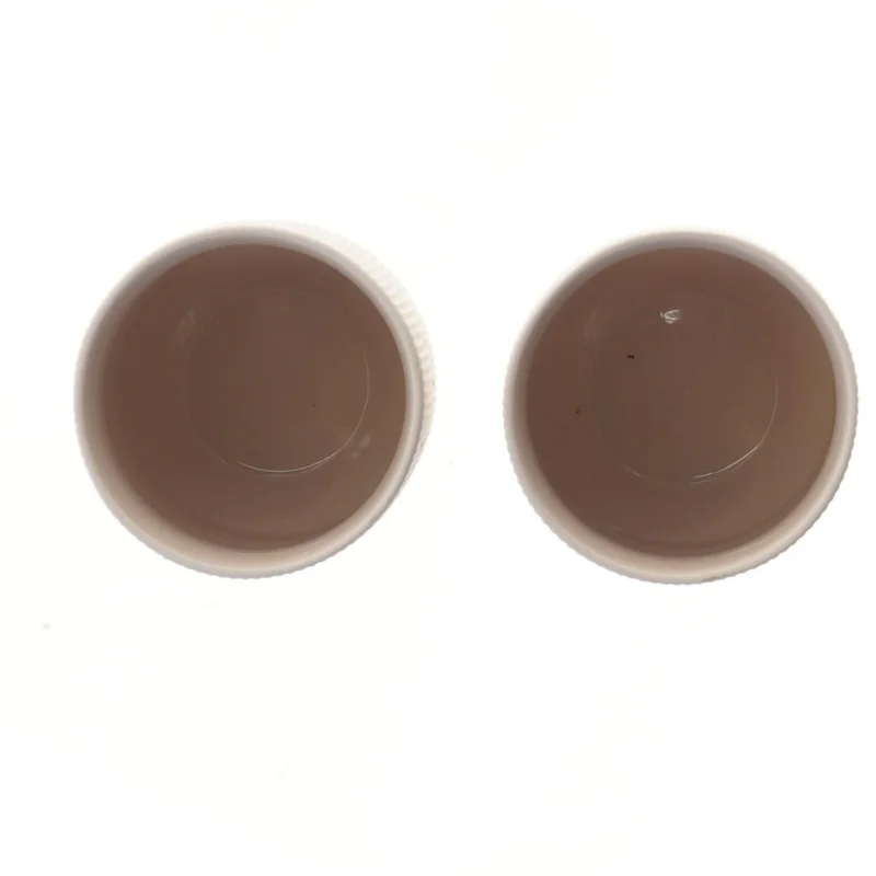 Keramik lysestager fra House Of Sander (str. 2 stk Ø 9 cm)