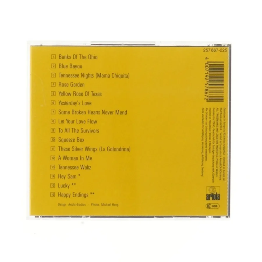 Audrey Landers CD - Weites Land fra Ariola