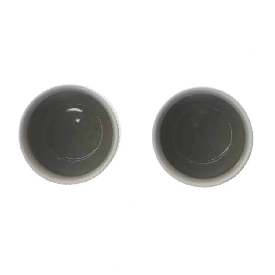 Grå kopper, 2 stk, Ø 7 cm fra House of Sander (str. 2 stk Ø 7 cm)