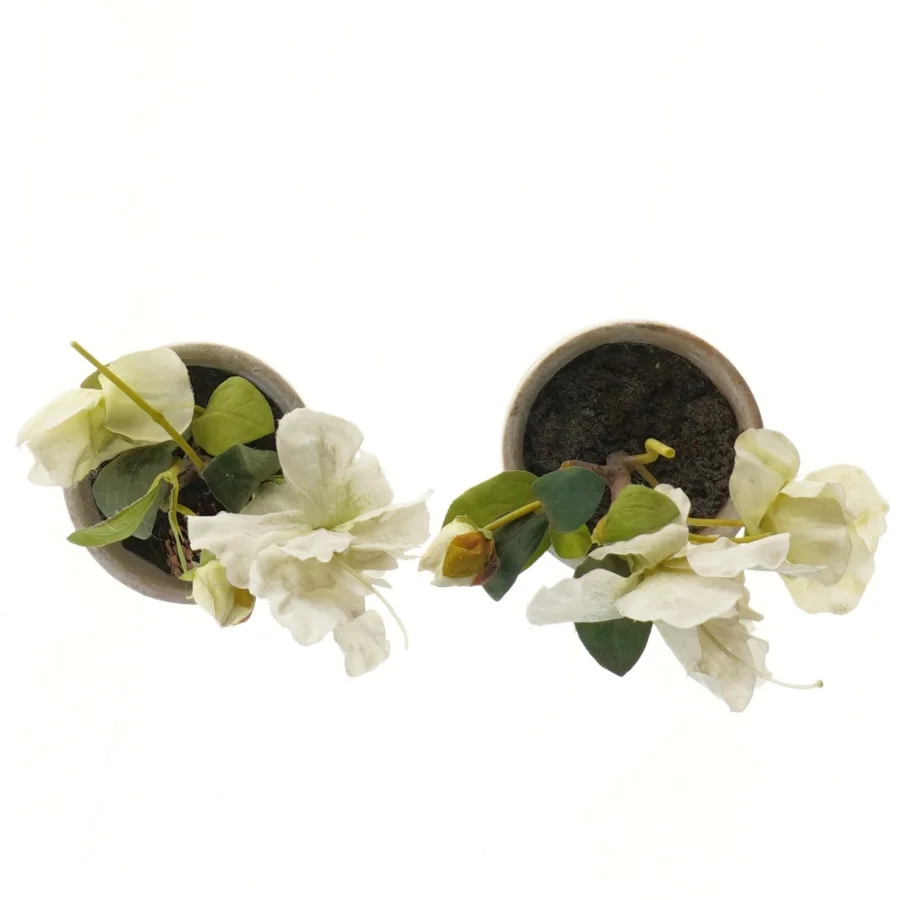 Dekorative blomster i potte (str. 17 cm)