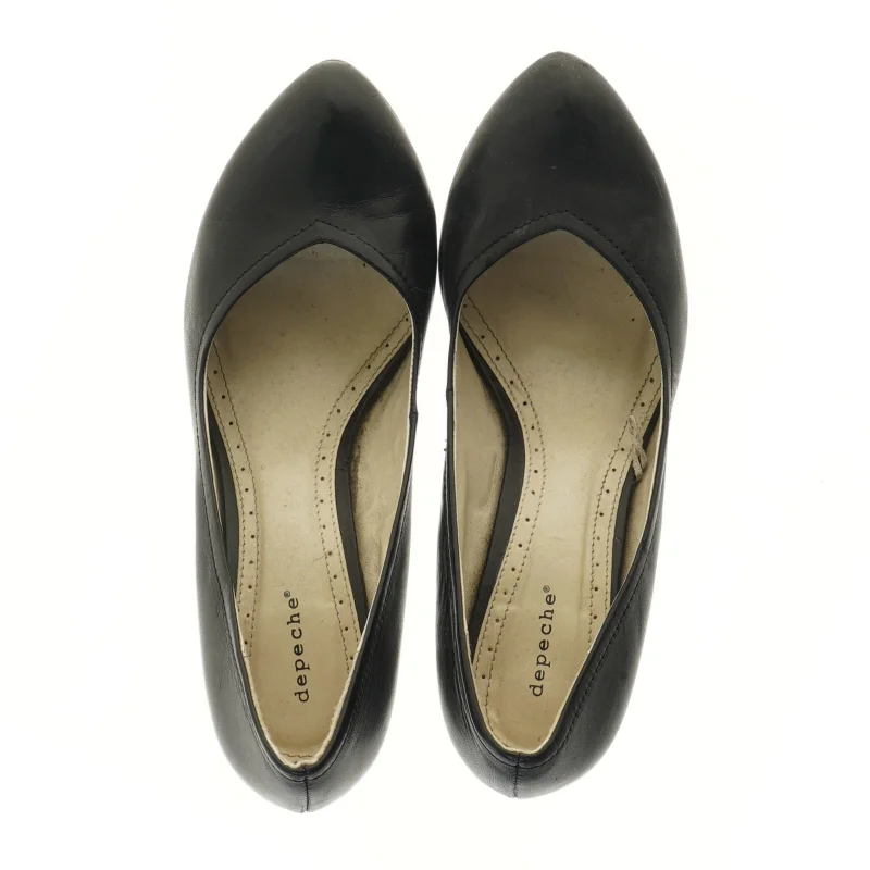 Sorte depeche pumps fra depeche (str. 38 )