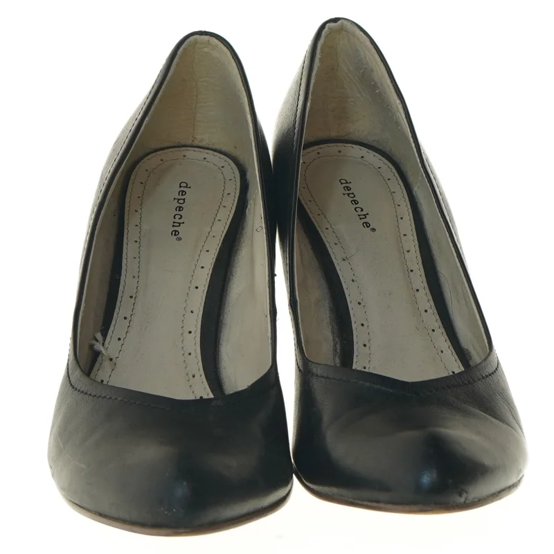 Sorte depeche pumps fra depeche (str. 38 )