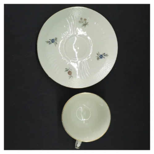 Porcelænskop og underkop sæt fra Royal Copenhagen