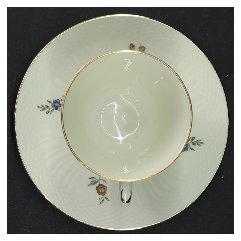 Porcelænskop og underkop sæt fra Royal Copenhagen