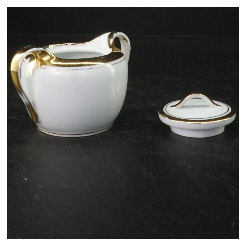 Sukkerskål med låg