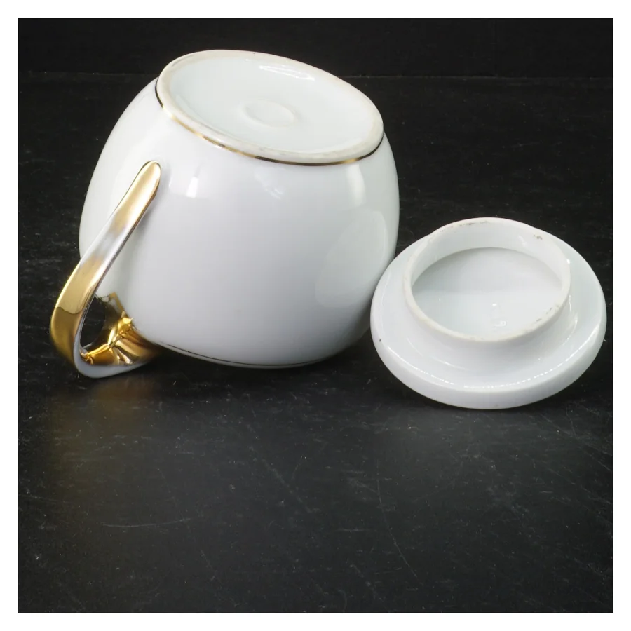 Sukkerskål med låg