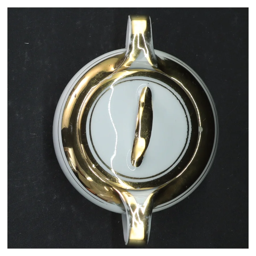 Sukkerskål med låg