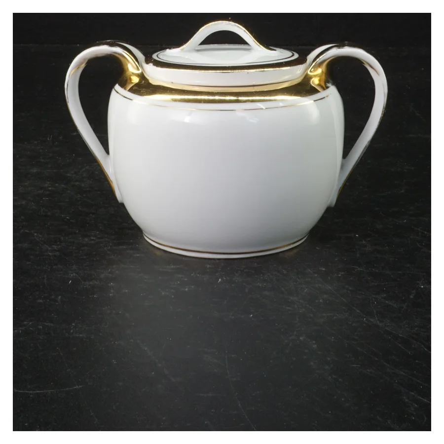 Sukkerskål med låg