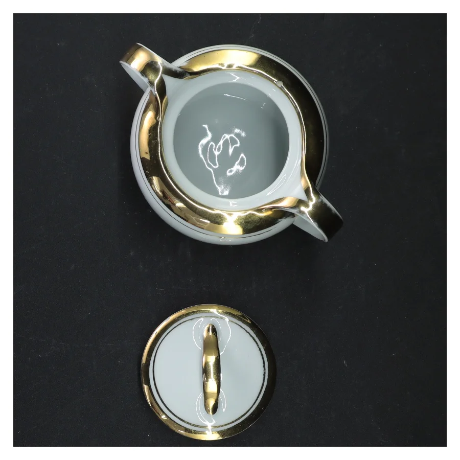 Sukkerskål med låg