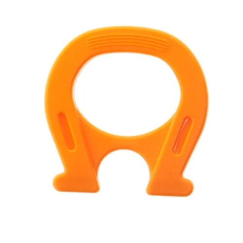 Orange plastmagnet (str. 12,5 cm)