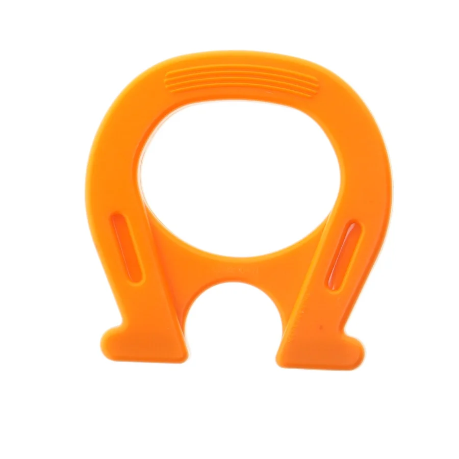 Orange plastmagnet (str. 12,5 cm)