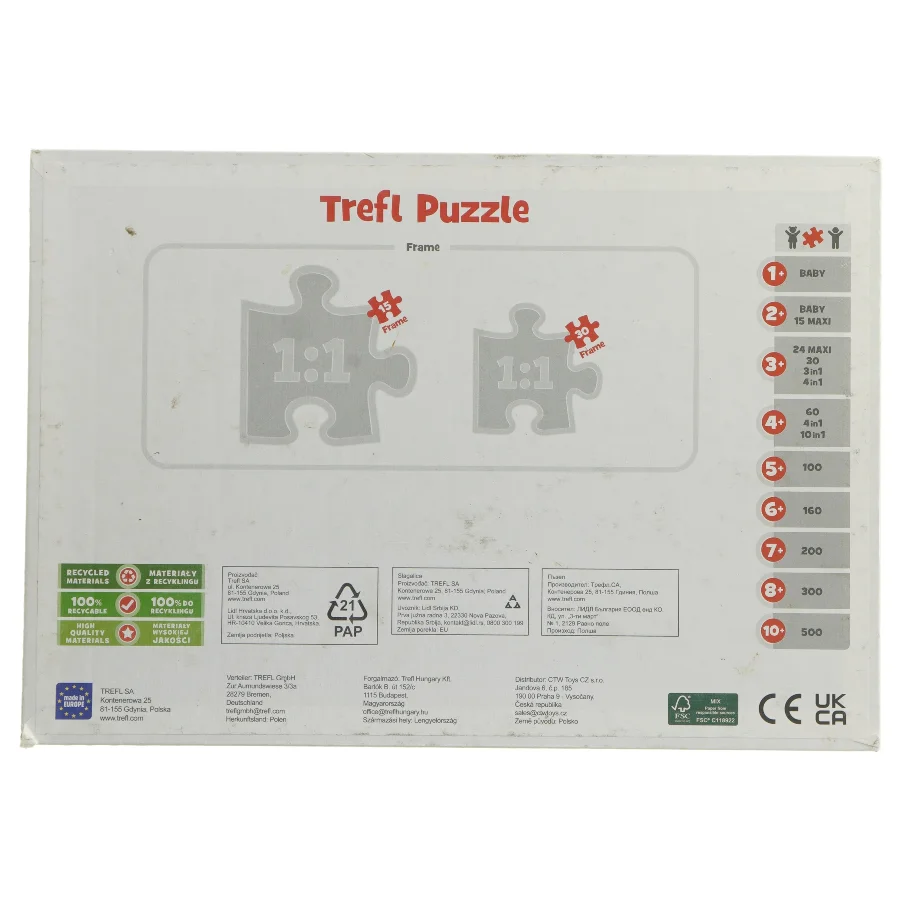 Avengers puslespil 30 brikker fra Trefl (str. 30 brikker cm)