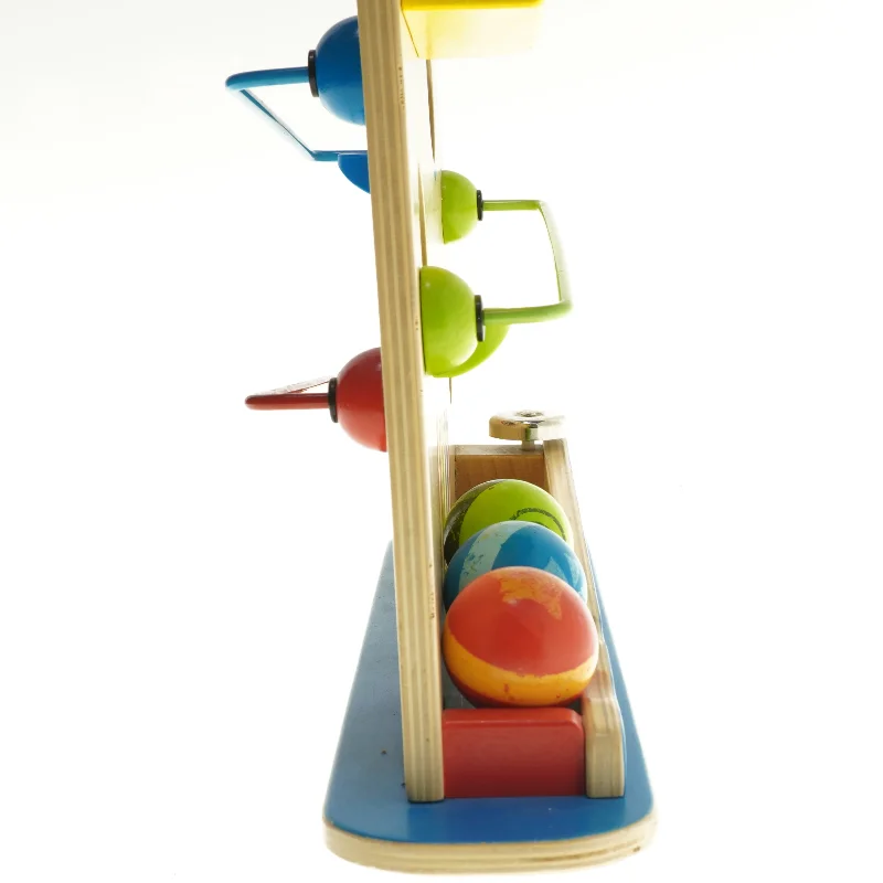 Trælegeplade med kuglebaner fra Hape (str. 40x33 cm)