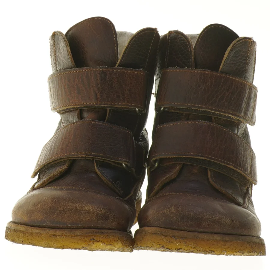 Brune børnestøvler med velcro fra Angulus (str. 22,5 cm)