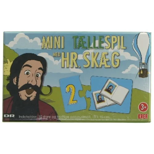 Mini tællespil med Hr. Skæg fra DR (str. 20x12 cm)