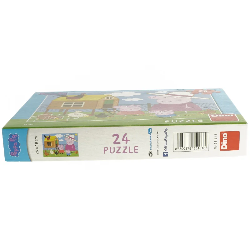 Peppa Pig puslespil med 24 brikker fra Dino (str. 24 brikker cm)