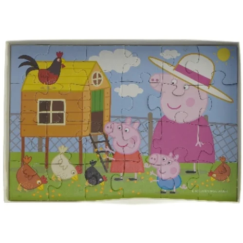 Peppa Pig puslespil med 24 brikker fra Dino (str. 24 brikker cm)