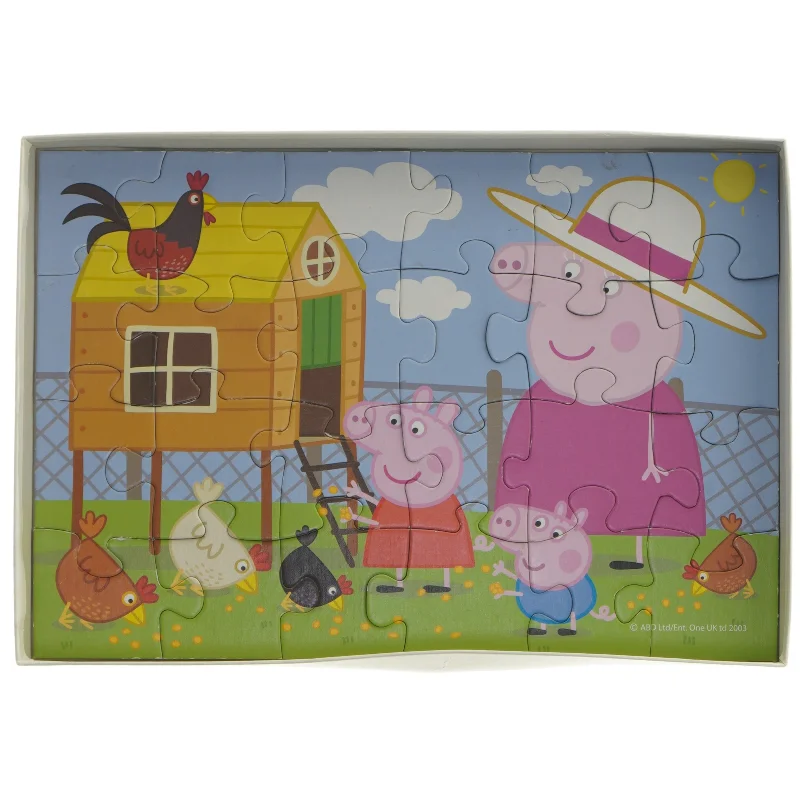 Peppa Pig puslespil med 24 brikker fra Dino (str. 24 brikker cm)