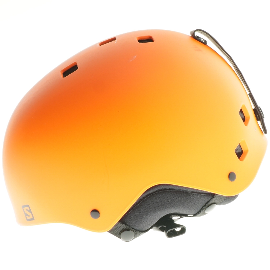 Orange hjelm fra Salomon (str. Ø 22 cm)