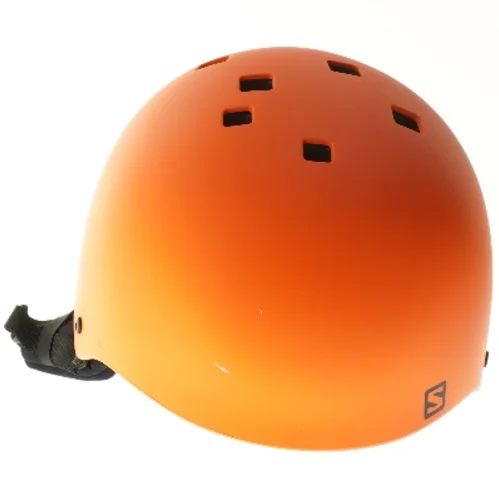 Orange hjelm fra Salomon (str. Ø 22 cm)
