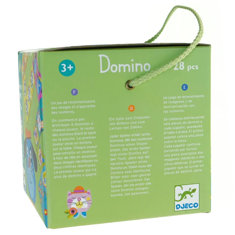 Domino fra Djeco (str. 17 x 17 cm)