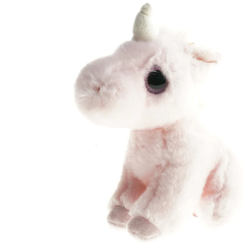 Lyserød enhjørning tøjdyr