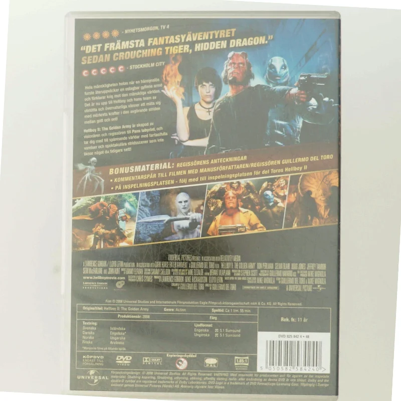 Hellboy – The Golden Army DVD fra Universal