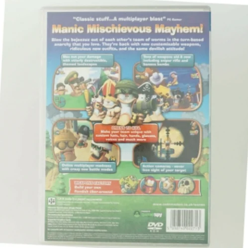 Worms 4 Mayhem PC spil fra Ubisoft