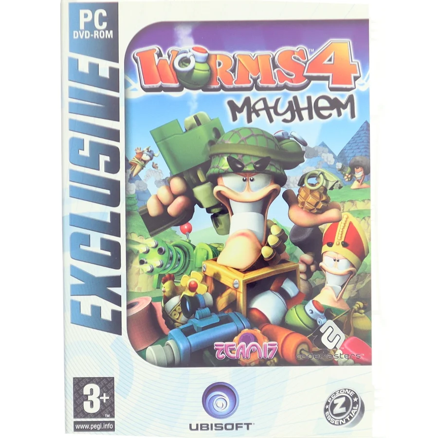 Worms 4 Mayhem PC spil fra Ubisoft