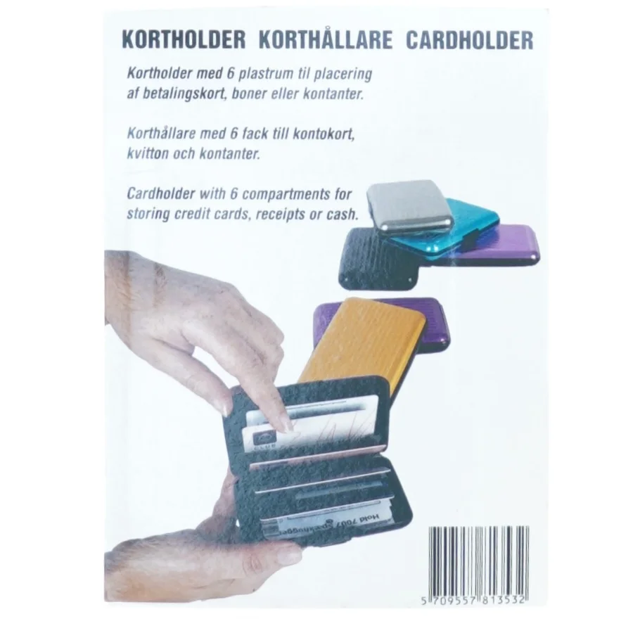 Kortholder (str. 10 cm)