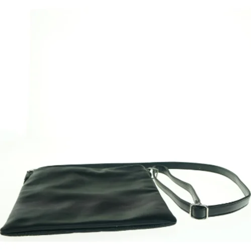 Sort skuldertaske (str. 27 x 27 cm)