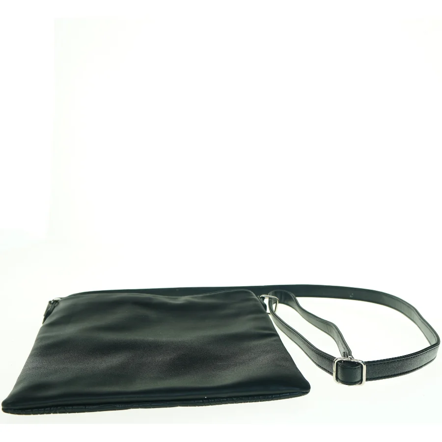 Sort skuldertaske (str. 27 x 27 cm)