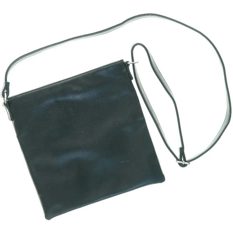 Sort skuldertaske (str. 27 x 27 cm)