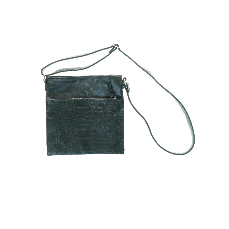 Sort skuldertaske (str. 27 x 27 cm)