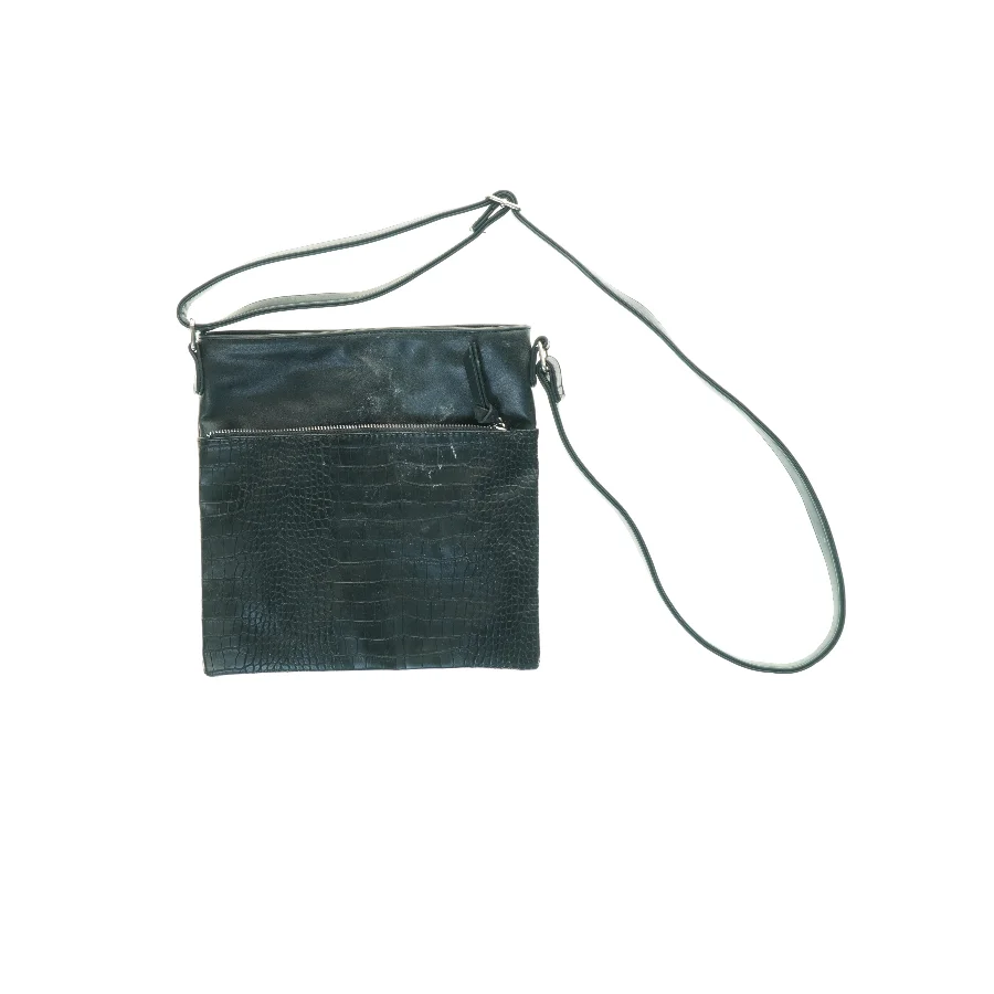 Sort skuldertaske (str. 27 x 27 cm)