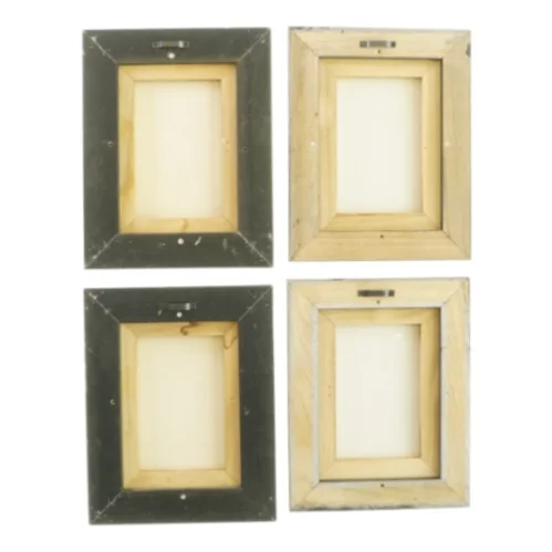 Billeder med sølvramme (4 styks)