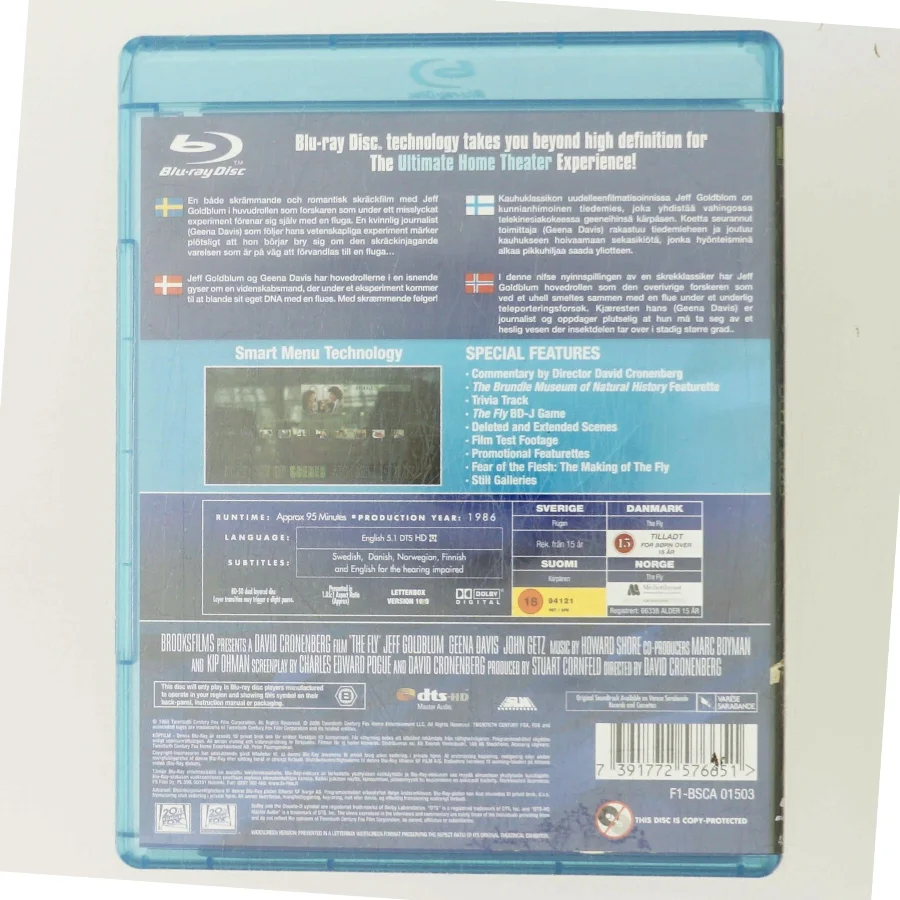 The Fly med Jeff Goldblum (BD)