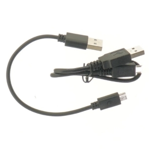 USB til Micro USB kabel (str. 21 og 30 cm)