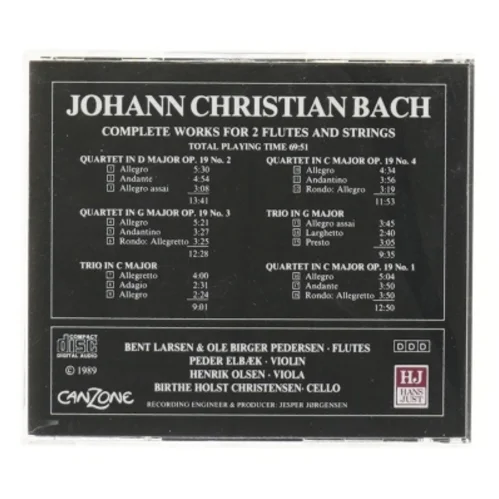 Johann Christian Bach CD
